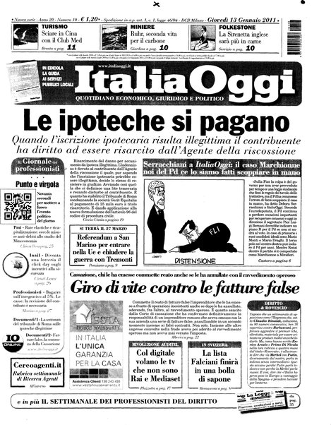 Italia oggi : quotidiano di economia finanza e politica